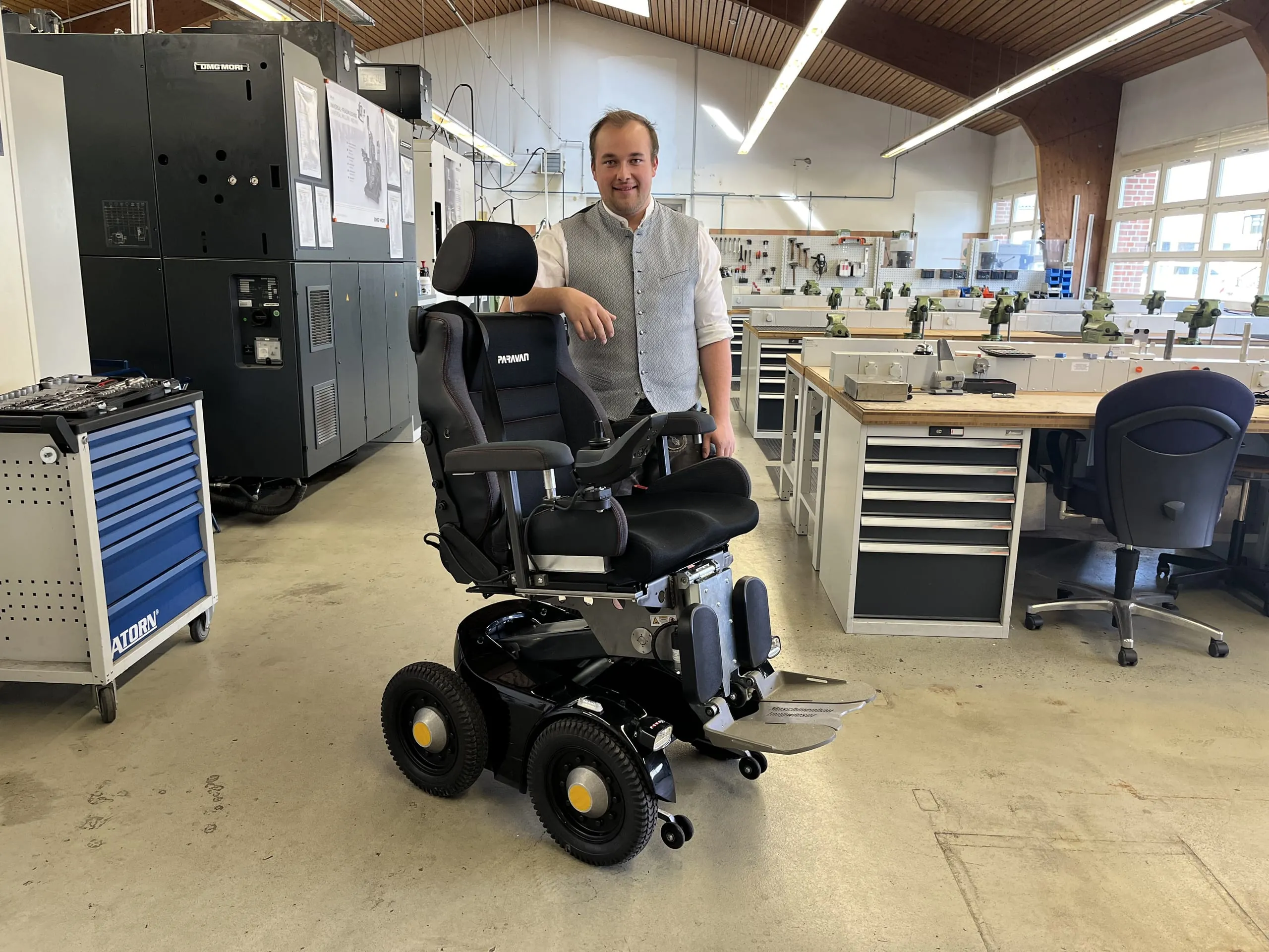 "Damit kommt mein Vater leichter in die Werkstatt"