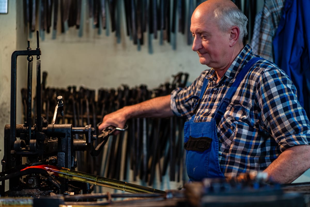 Glasdrücker Peter Seibt