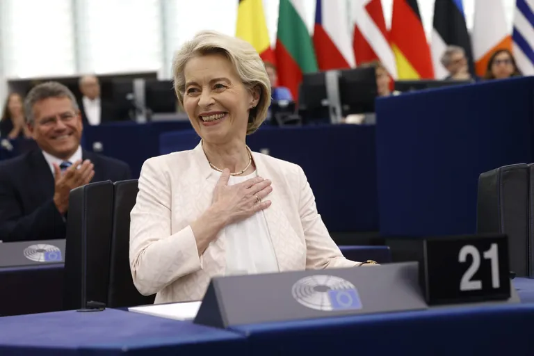 Ursula Von der Leyen im Amt best&auml;tigt 2024