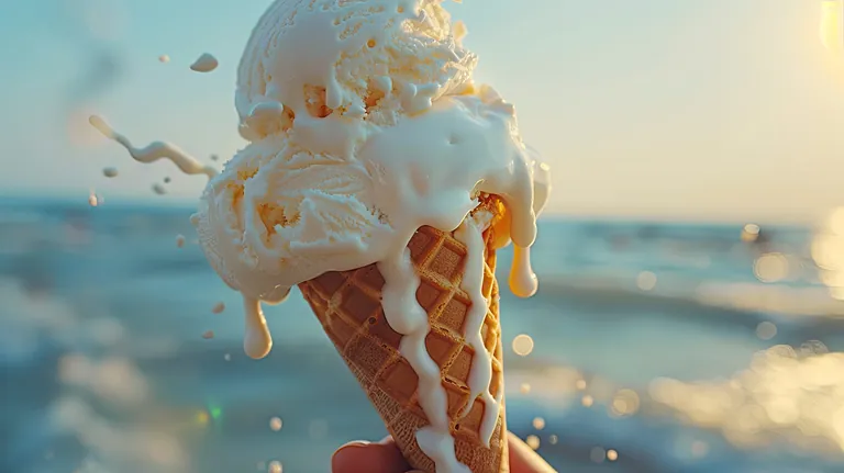 Eis im H&ouml;rnchen