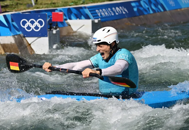 Paris 2024: Noah Hegge beim Kajak Cross