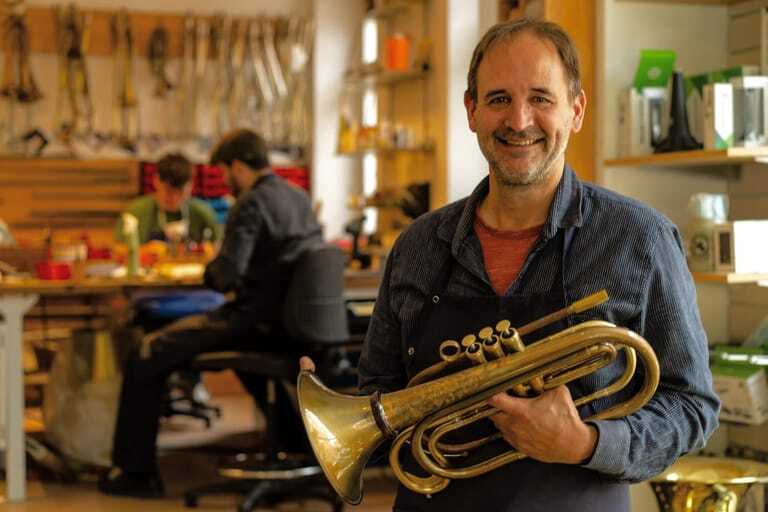 Metallblasinstrumentenmachermeister Christoph Endres