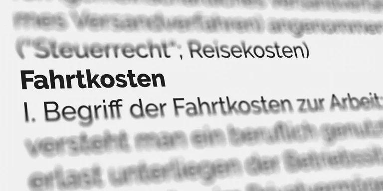 Definition Fahrtkosten