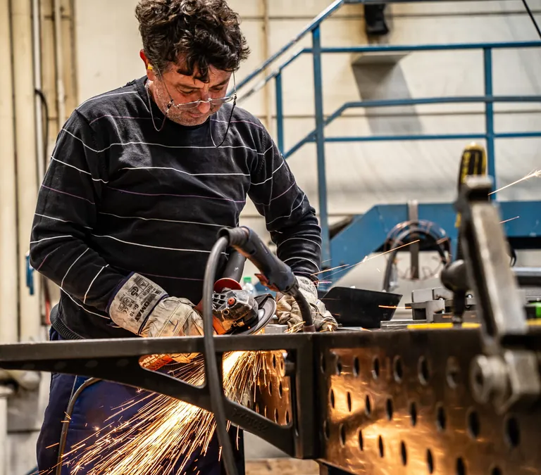 Tilo Gleichmar arbeitet bei Metallbau Schubert in Markersdorf