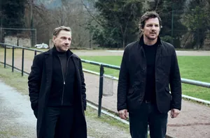 Ermitteln diesmal auf der Schw&auml;bischen Alb: Die Stuttgarter Hauptkommissare Thorsten Lannert (Richy M&uuml;ller) und Sebastian Bootz (Felix Klare). 