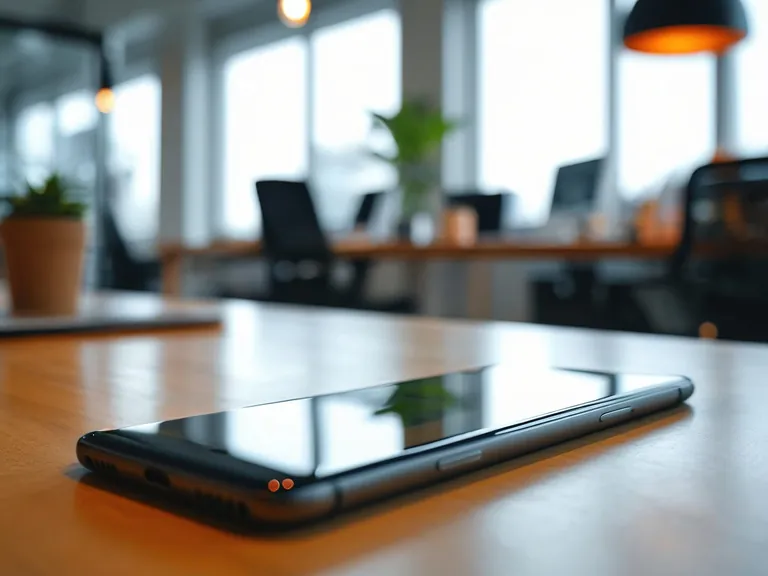 Das Smartphone au&szlig;er Sichtweit legen kann helfen, sich auf die Arbeit zu konzentrieren.