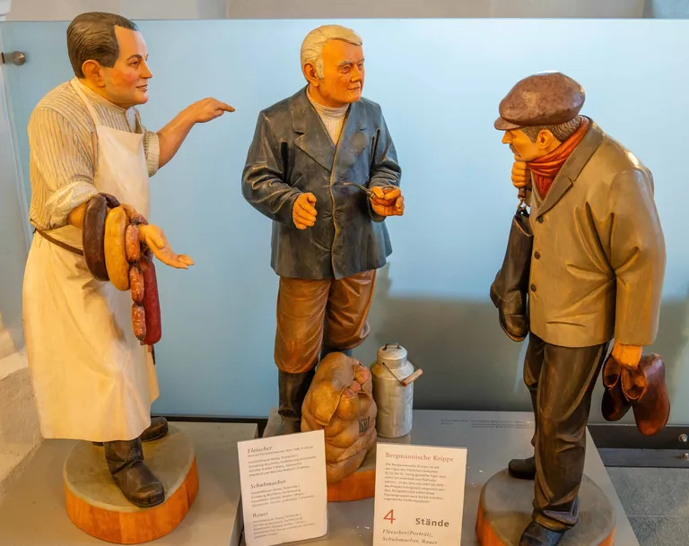 Fleischer, Bauer und Schuhmacher