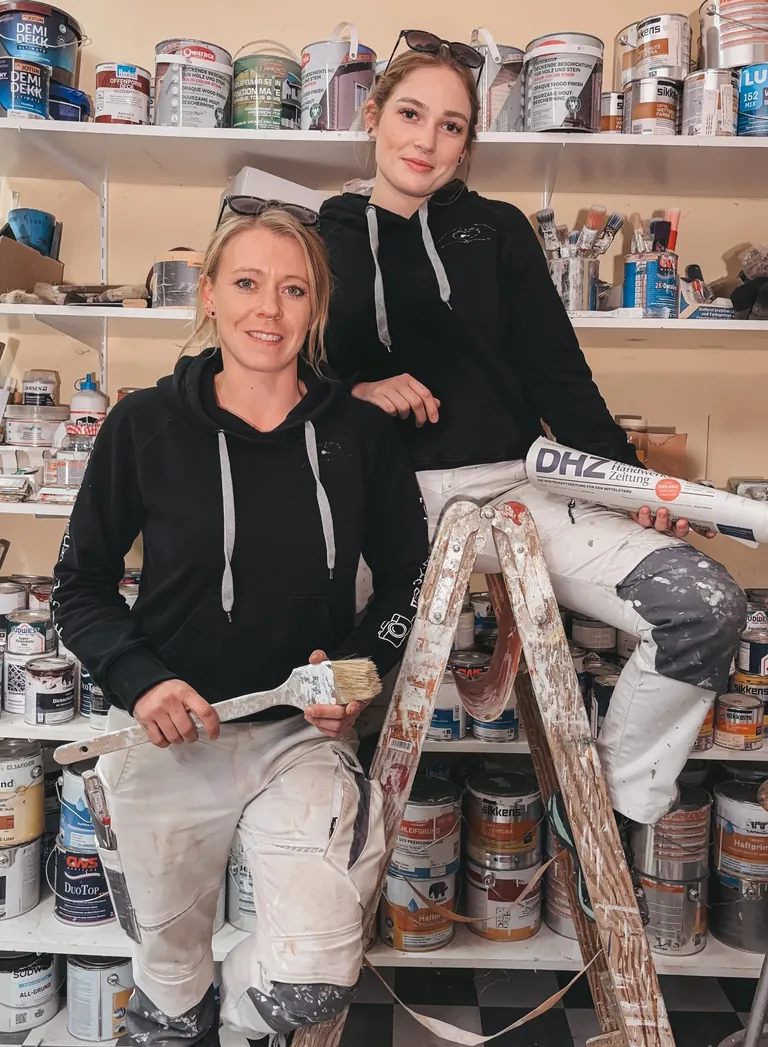 Melissa Kropp (li.) und Anne Rottluff 