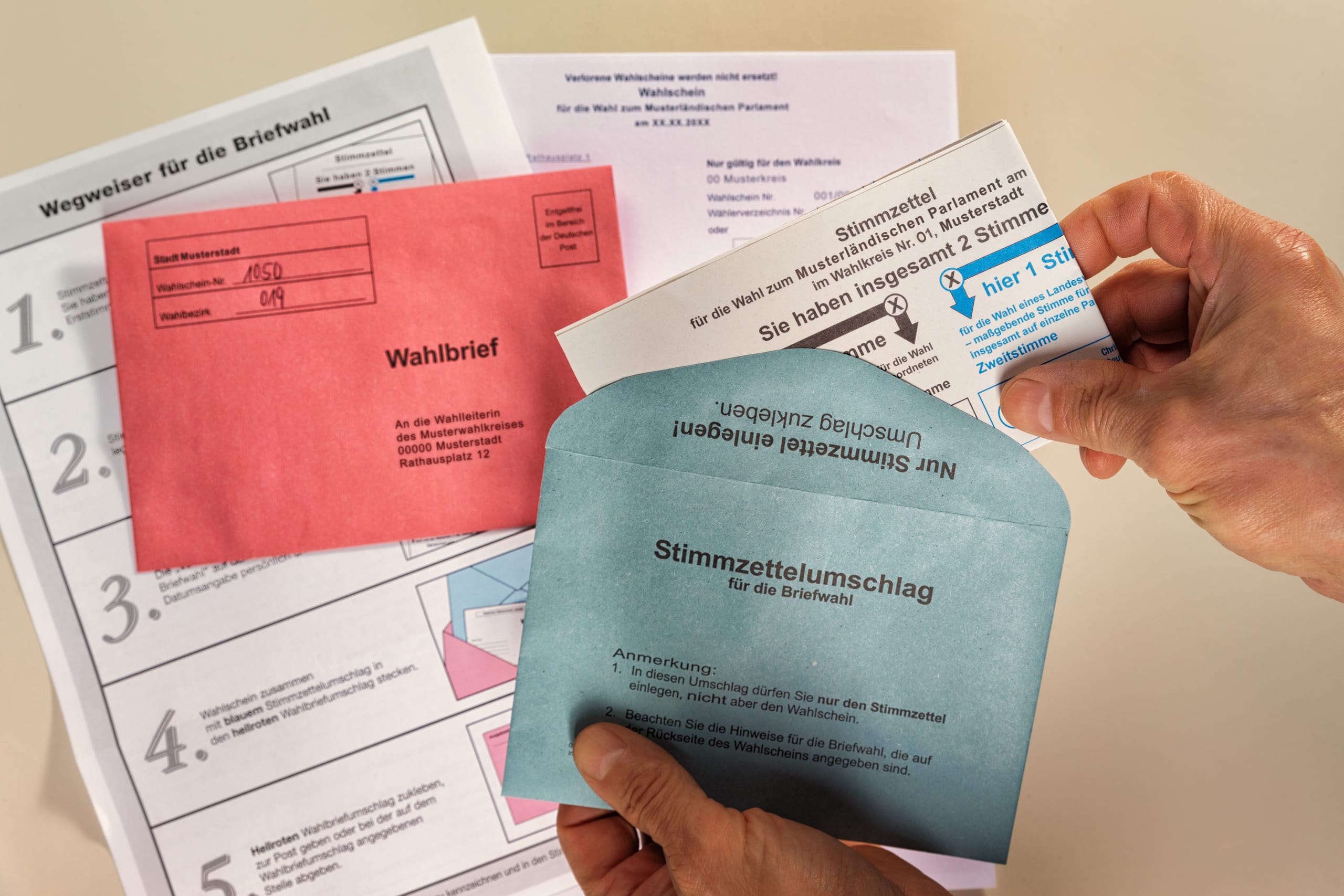 wann werden die briefwähler ausgezählt