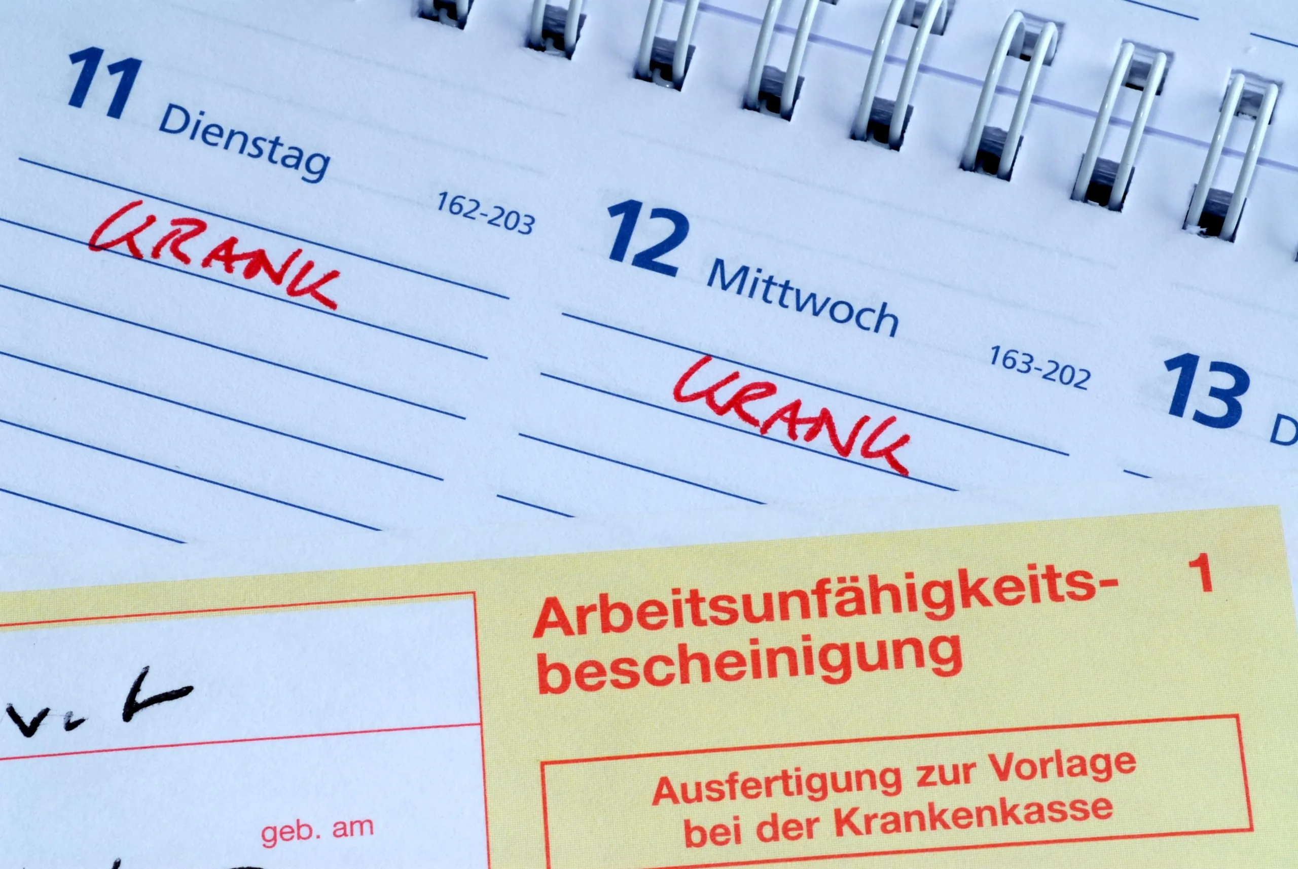 Fehltage: Rückgang nach Rekordhoch