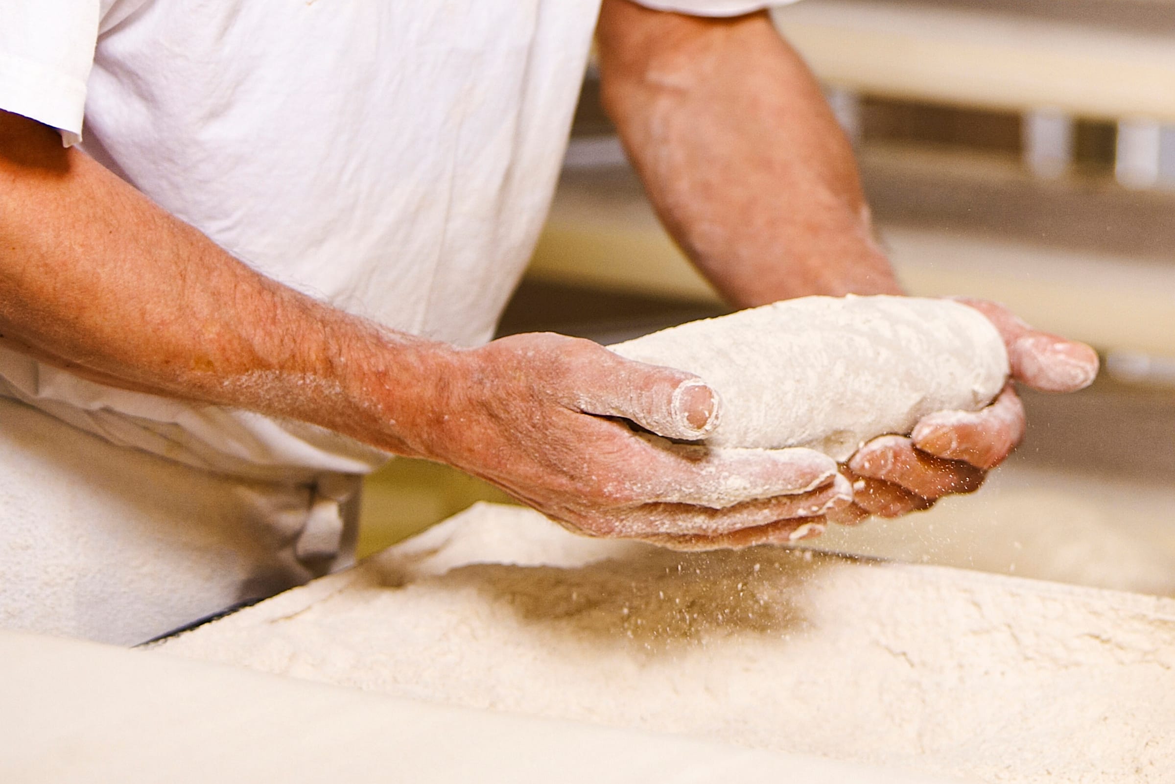 Bäcker bei der Arbeit