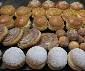 Verschiedene Krapfen