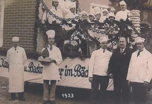 Historisches Foto der B&auml;ckerinnung Aschaffenburg