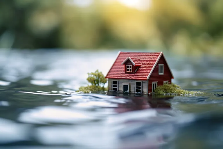 Wenn das Wasser steigt: Ohne Elementarschadenversicherung kann Hochwasser schnell zur finanziellen Katastrophe werden.