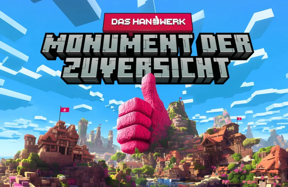 Handwerk startet interaktives Gaming-Projekt in Minecraft