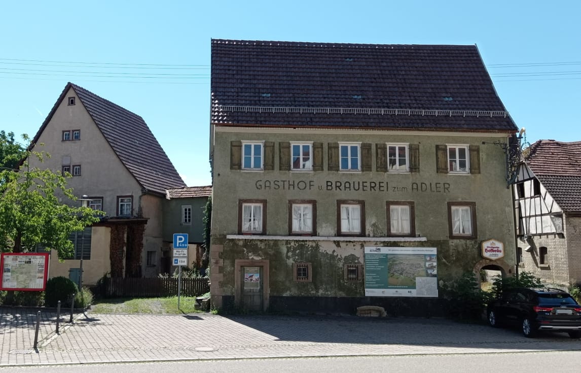 Das Adler-Areal in Weitingen im Ist-Zustand