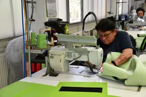 In der Polsterei Enders