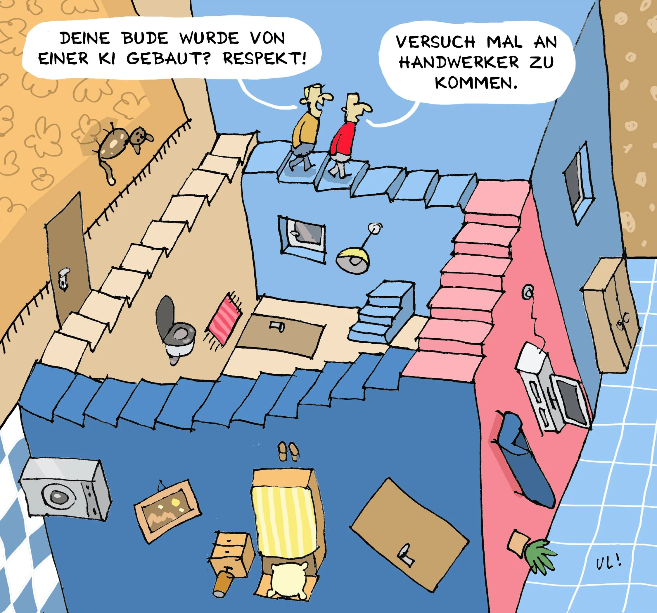 Karikatur: Komische Meister Dresden