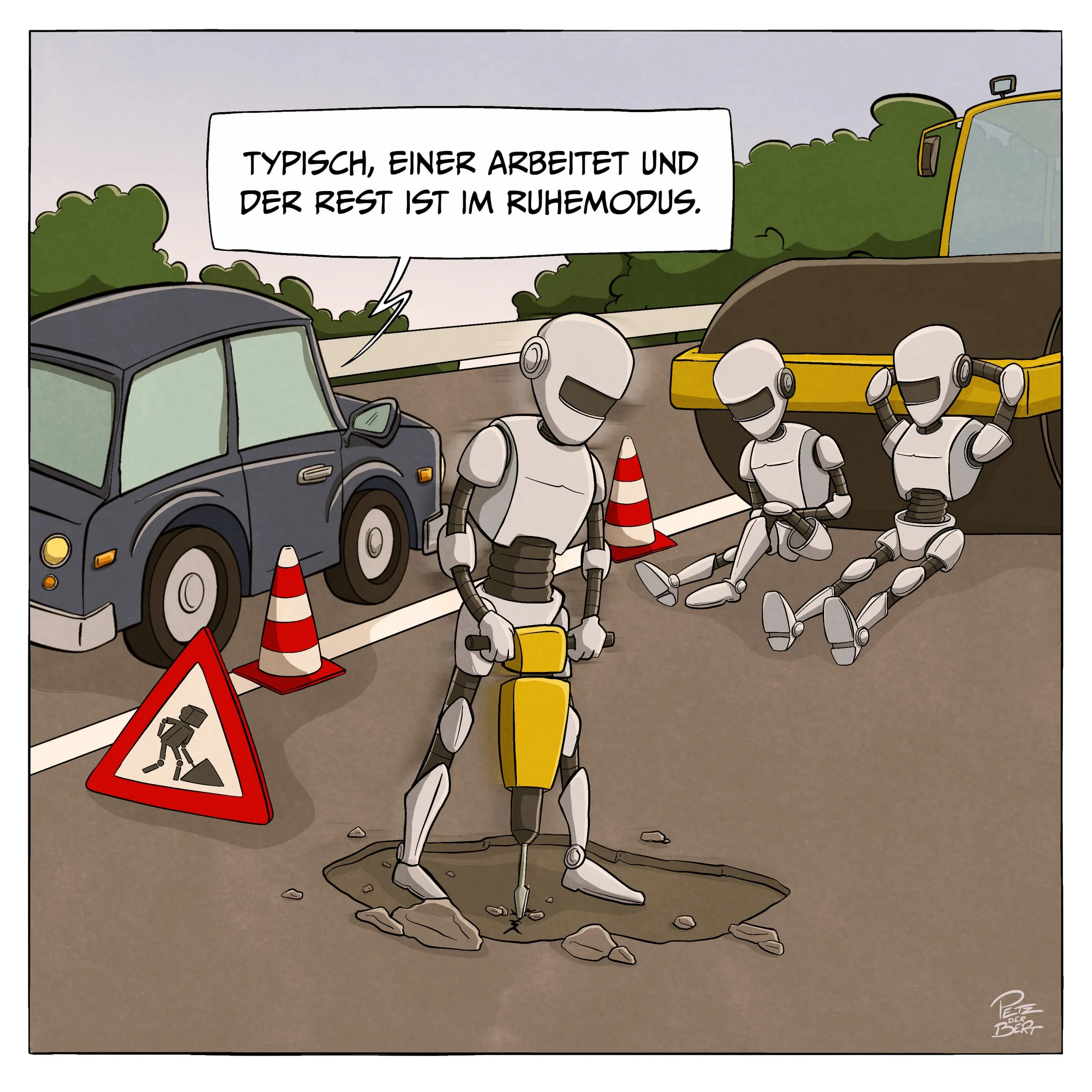 Karikatur: Komische Meister Dresden