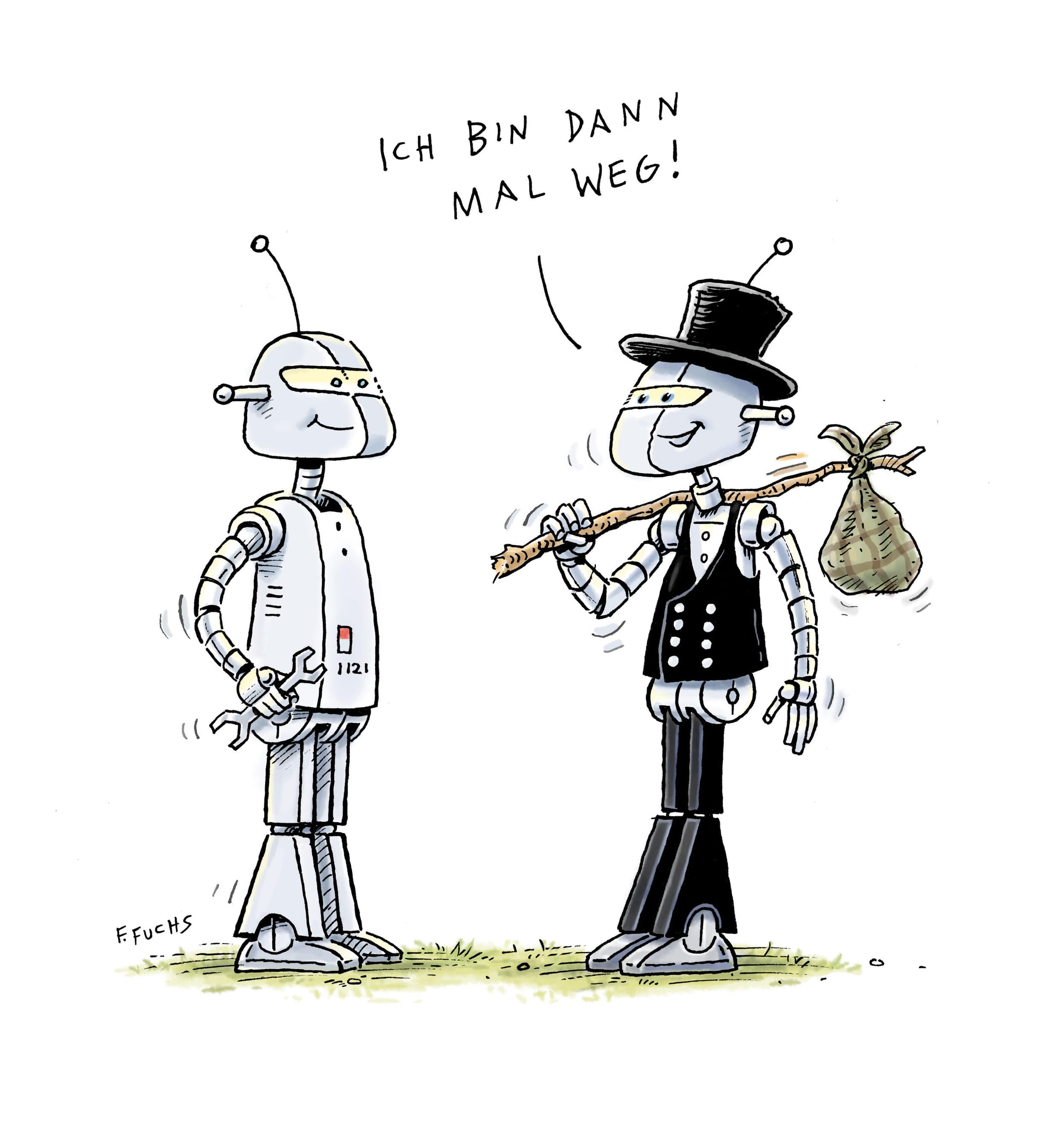 Karikatur: Komische Meister Dresden