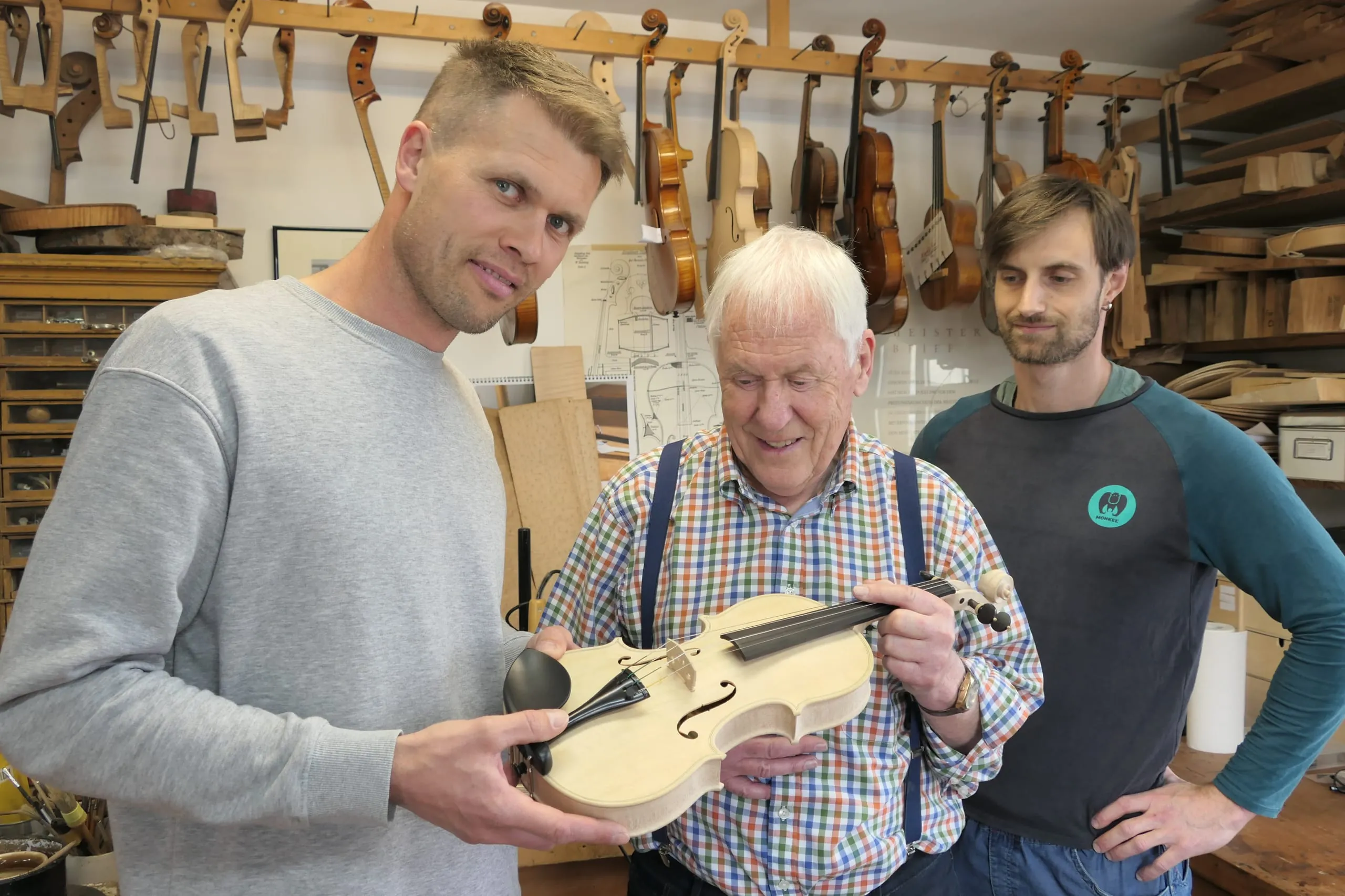 Vom Kinderarzt zum Geigenbauer