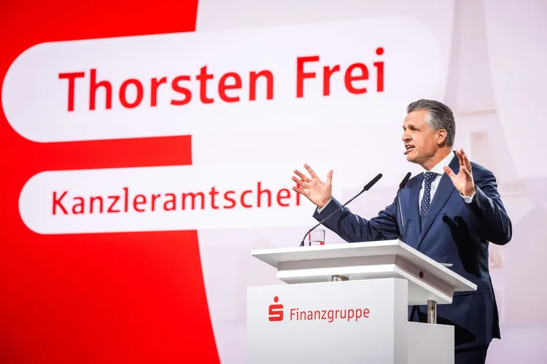 Thorsten Frei beim Deutschen Sparkassentag 2025