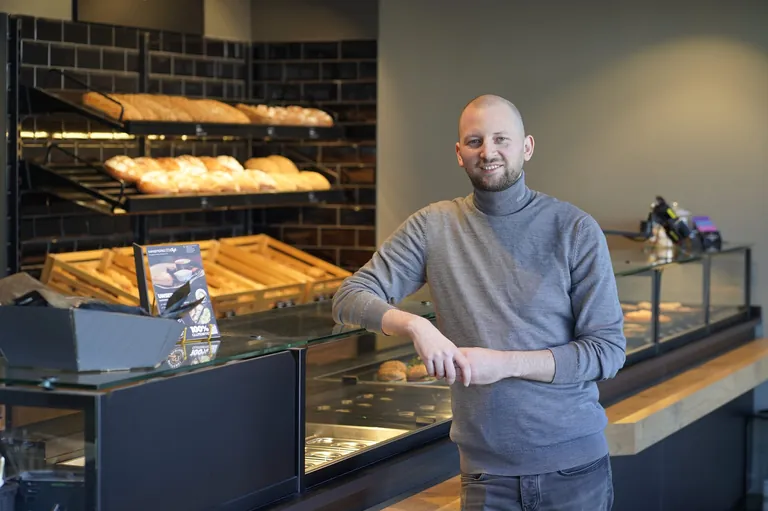 Robert Matheis im Maisterei-Caf&eacute;