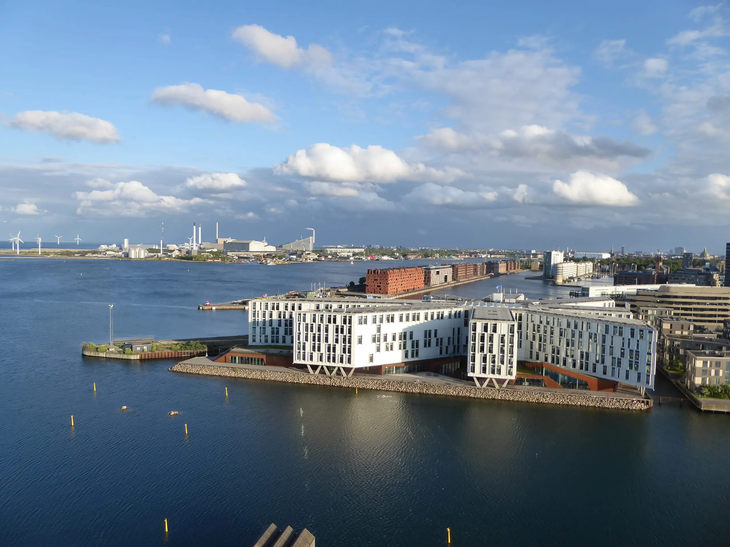 Blick auf den Hafen von Kopenhagen.