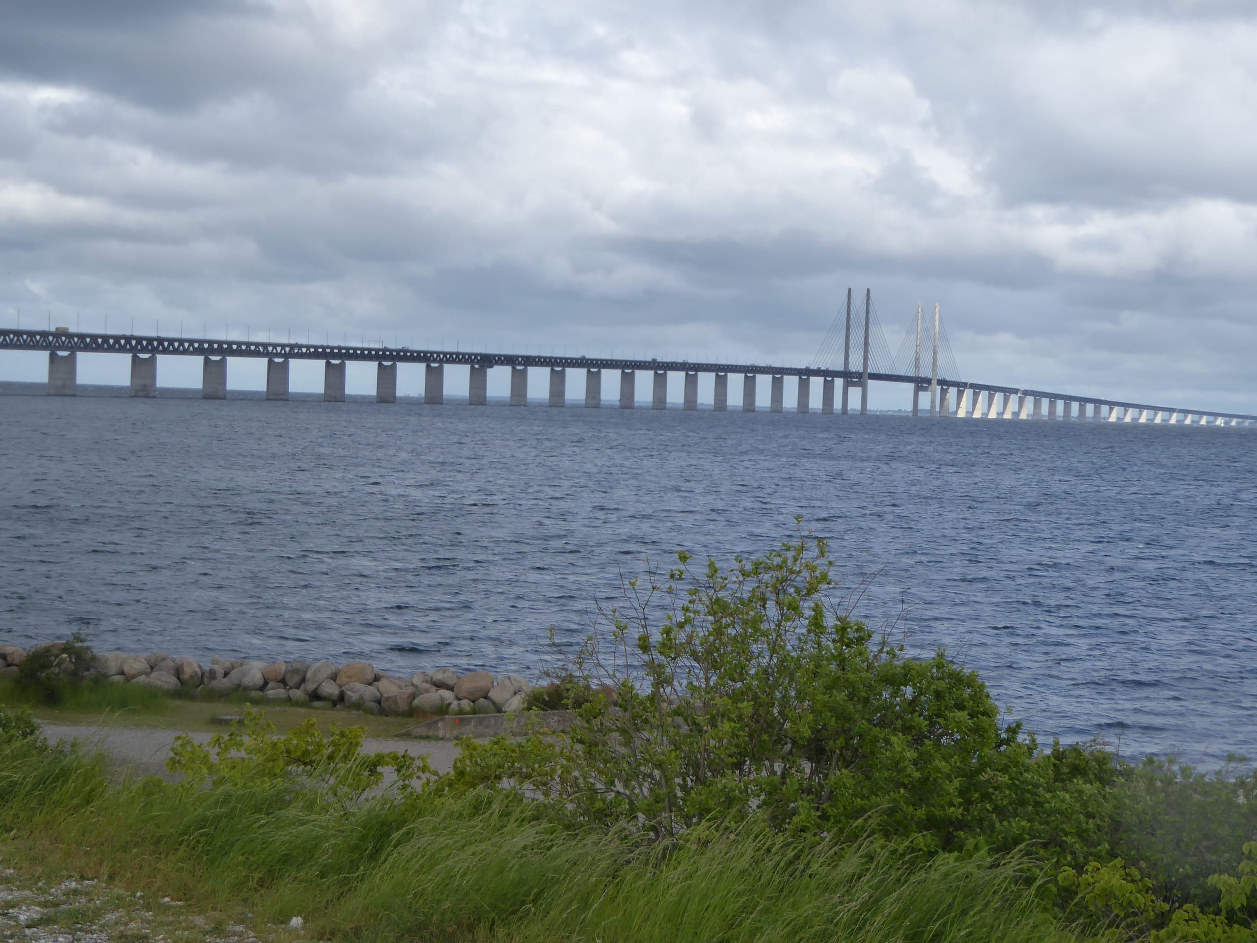 Die rund 7,8 Kilometer lange Öresundbrücke verbindet Malmö mit Kopenhagen und damit auch Schweden mit dem europäischen Festland.