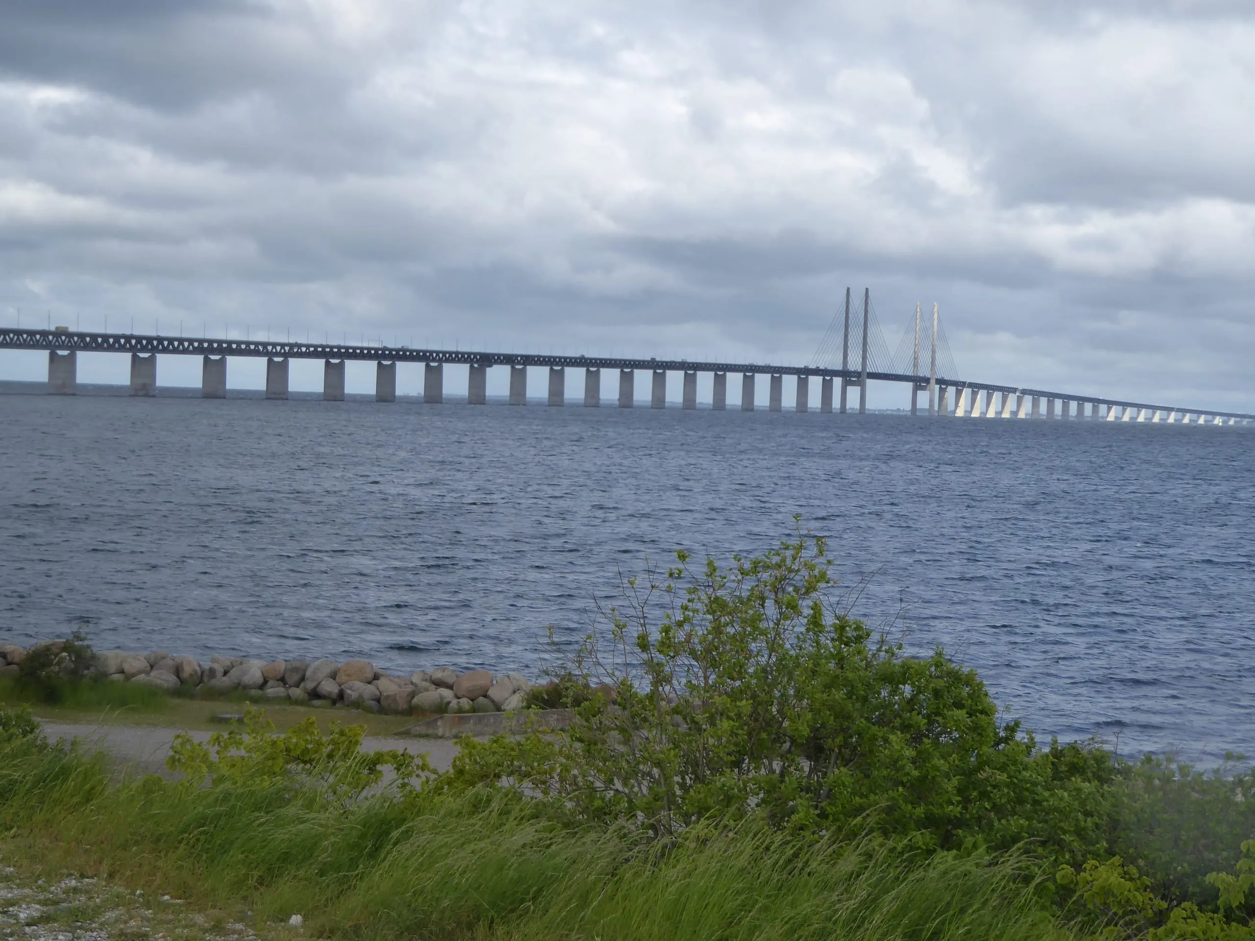 Die rund 7,8 Kilometer lange Öresundbrücke verbindet Malmö mit Kopenhagen und damit auch Schweden mit dem europäischen Festland.