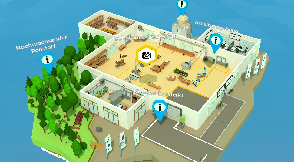 Handwerk trifft Gamification: Virtuelles Praktikum beim Schreiner