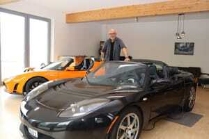 Conrad Buck in seiner Werkstatt