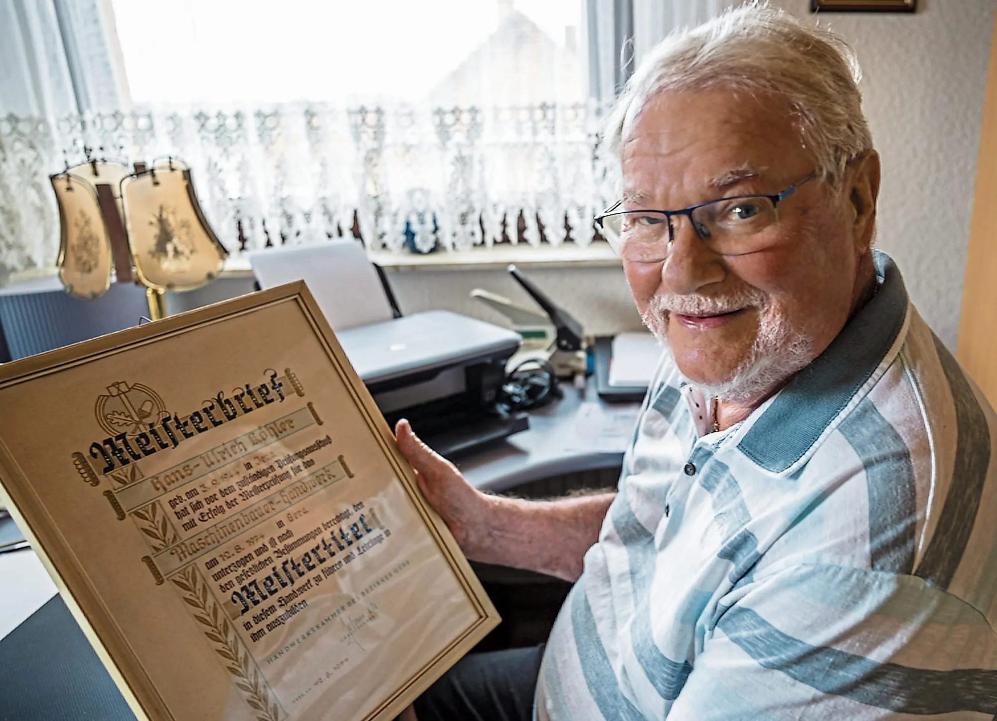 Dieser Maschinenbauer schraubte an der deutschen Einheit mit
