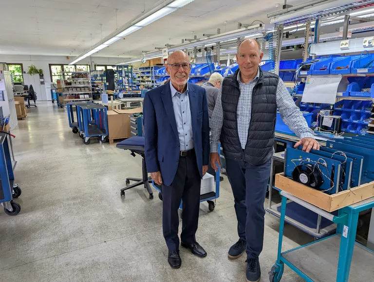 Heinz Soyer Senior und Heinz Soyer in der Produktion