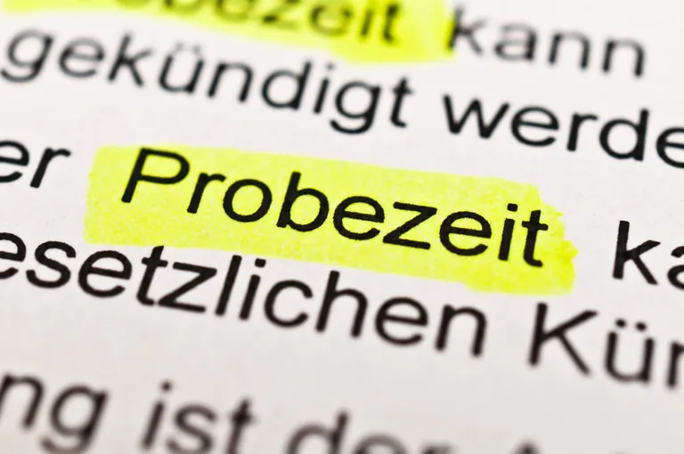 Arbeitsvertrag Probezeit