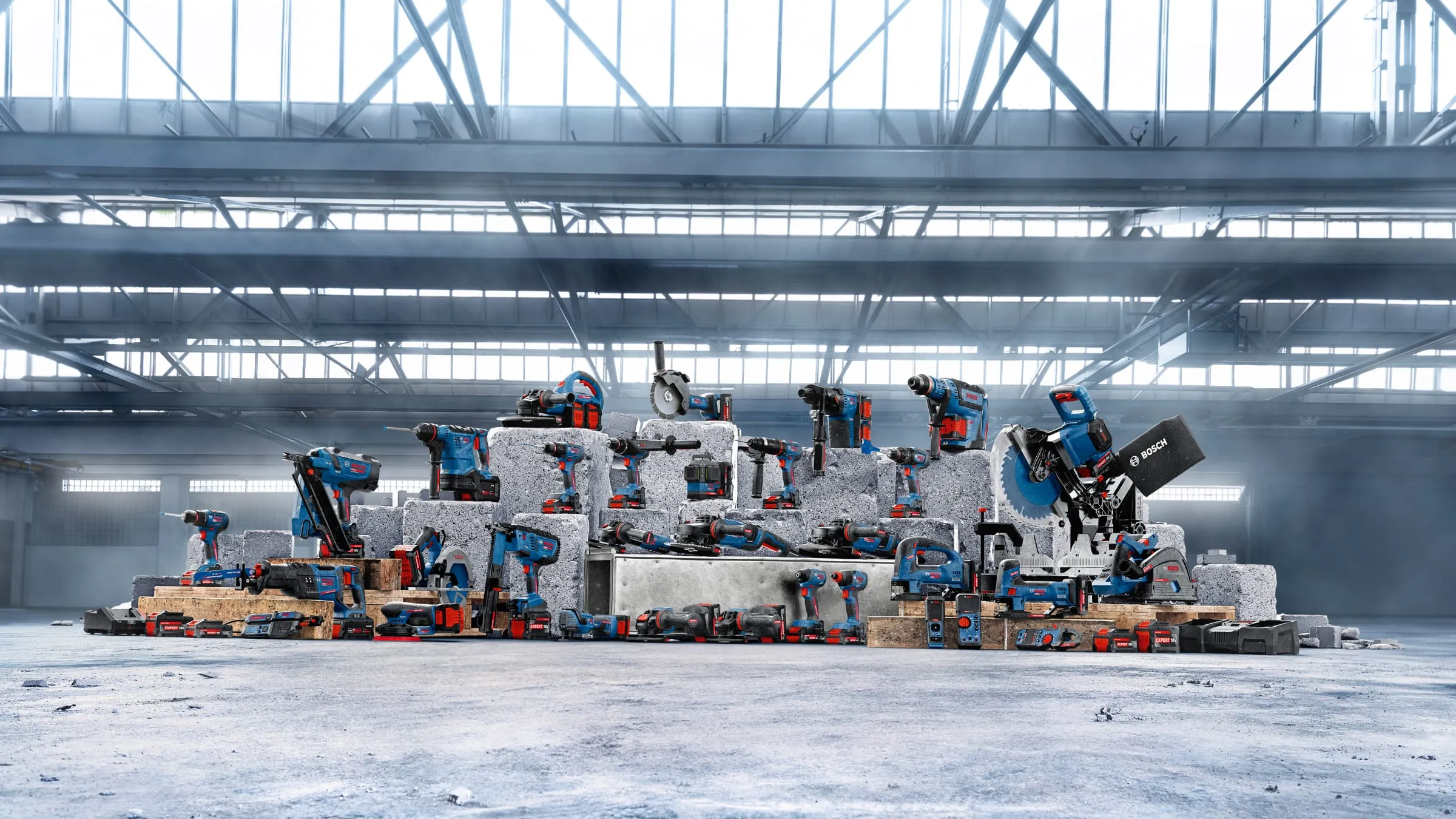 Bosch verspricht volle Werkzeugkraft ohne Kabel