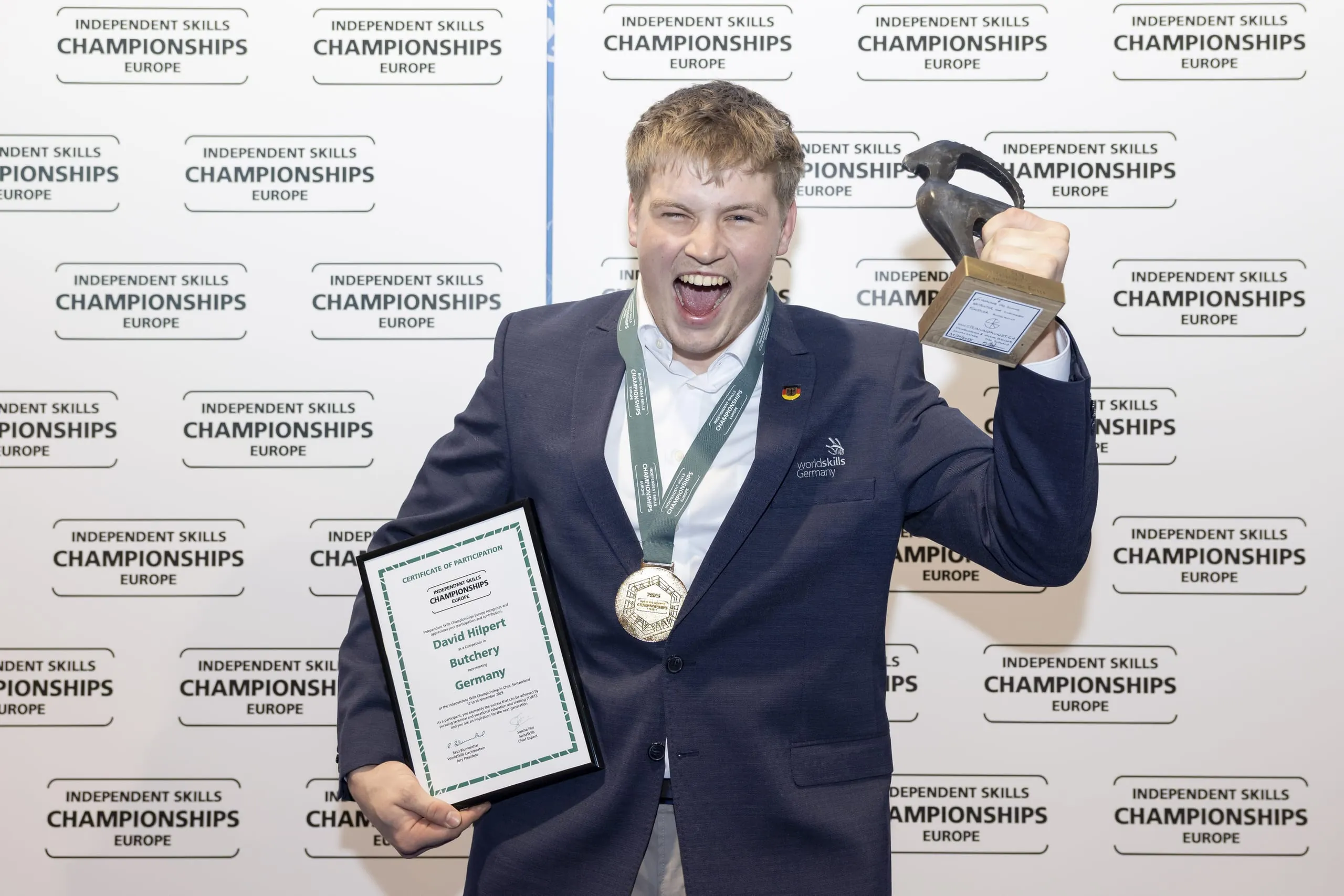 Gold für Deutschland: Er ist Europas bester Nachwuchs-Fleischer