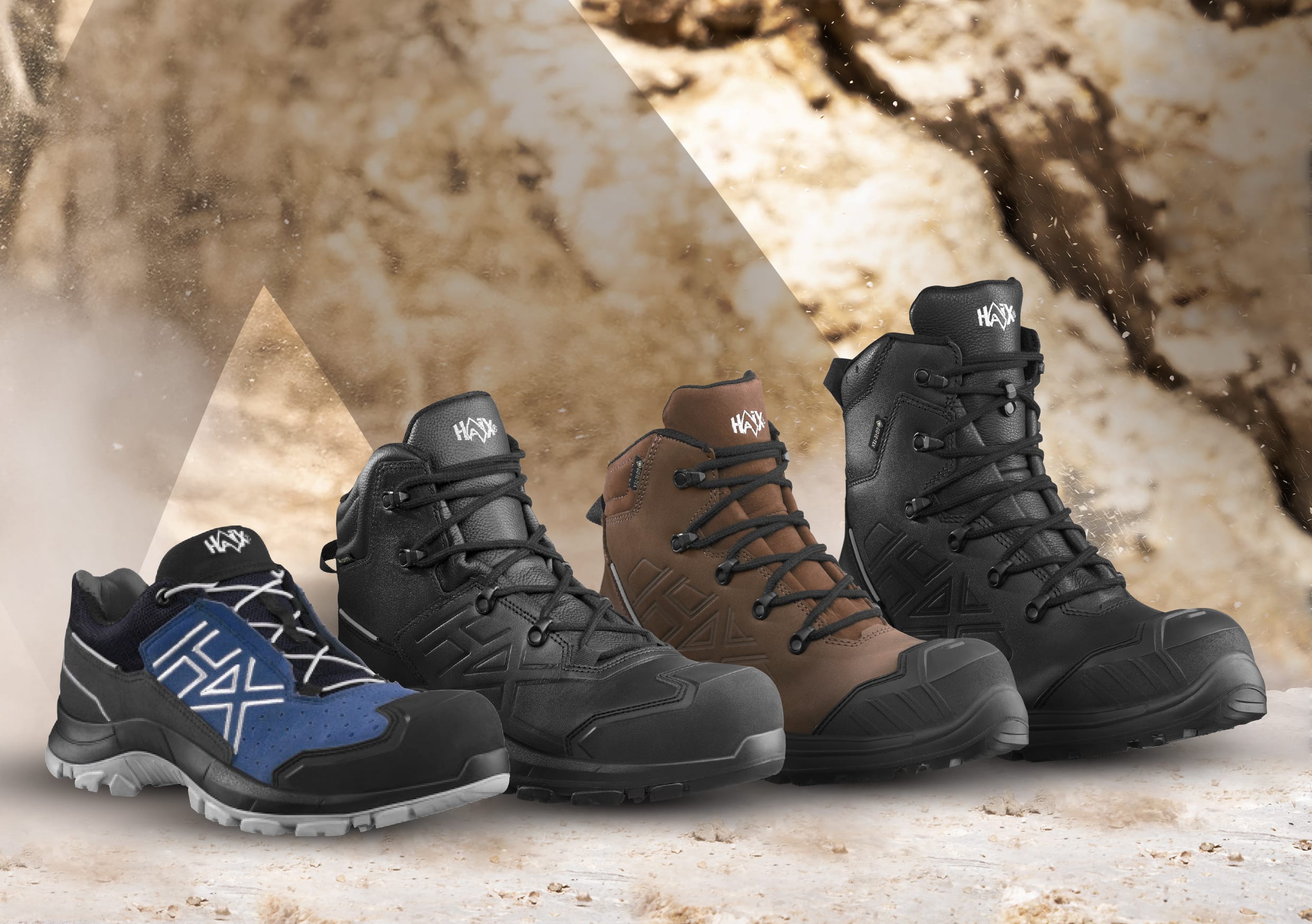 Mit der Mission, Menschen bestmöglich zu schützen und zu unterstützen, setzt Haix nach eigenen Angaben seinen Weg als Head-to- Toe-Anbieter im Workwear-Segment fort. Zur Messe A+A stellte der bayerische Hersteller drei Innovationen vor: das vollständig überarbeitete Workwear-Schuhportfolio, das leistungssteigernde Technologiepaket XLR8 und die neue Flex­treme-Damenkollektion.