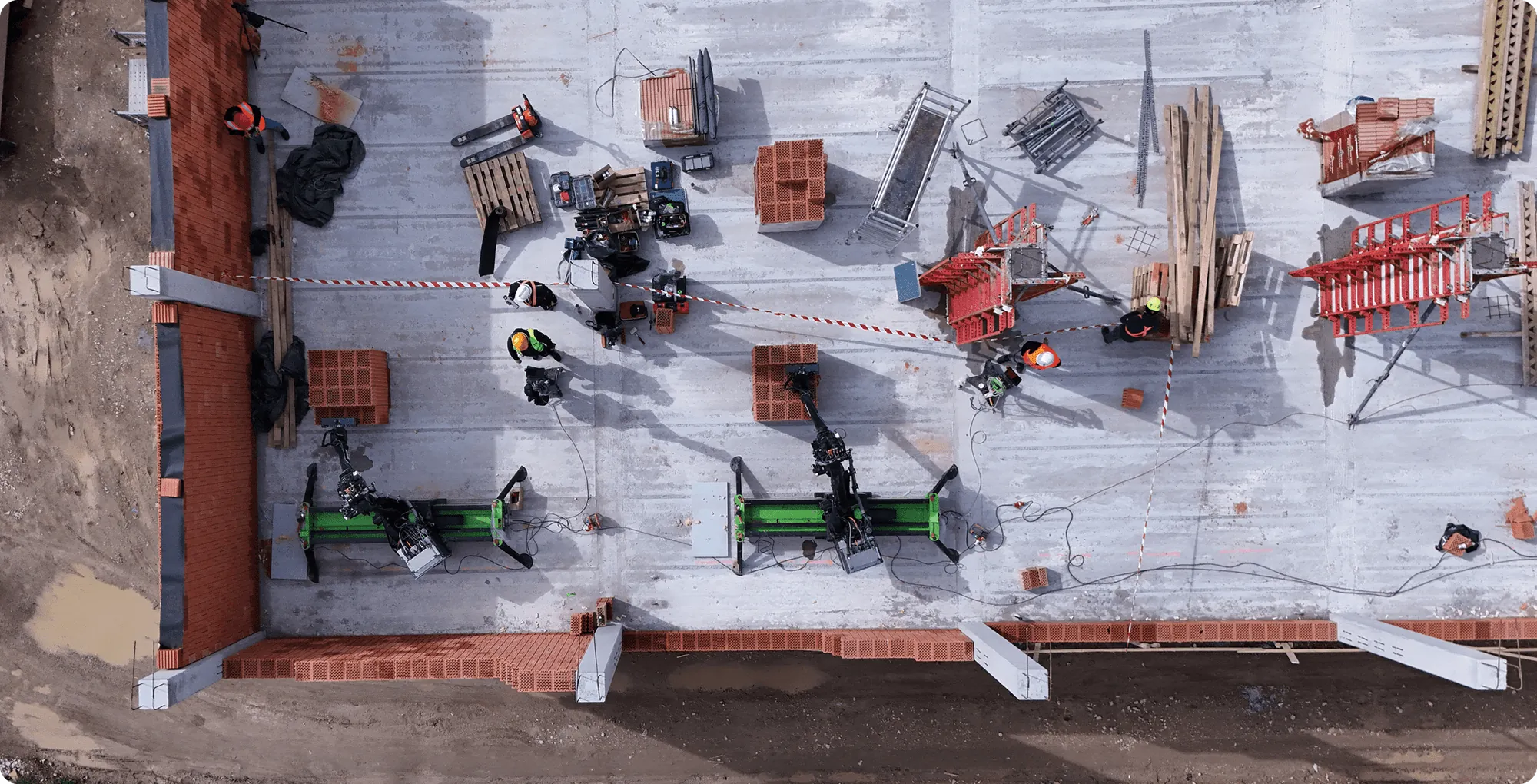 Bauen mit dem Roboter: Stein auf Stein, Code für Code