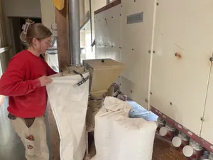 Luisa Winkler beim Absacken