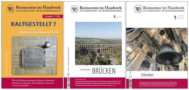 Zeitschrift "Restaurator im Handwerk"