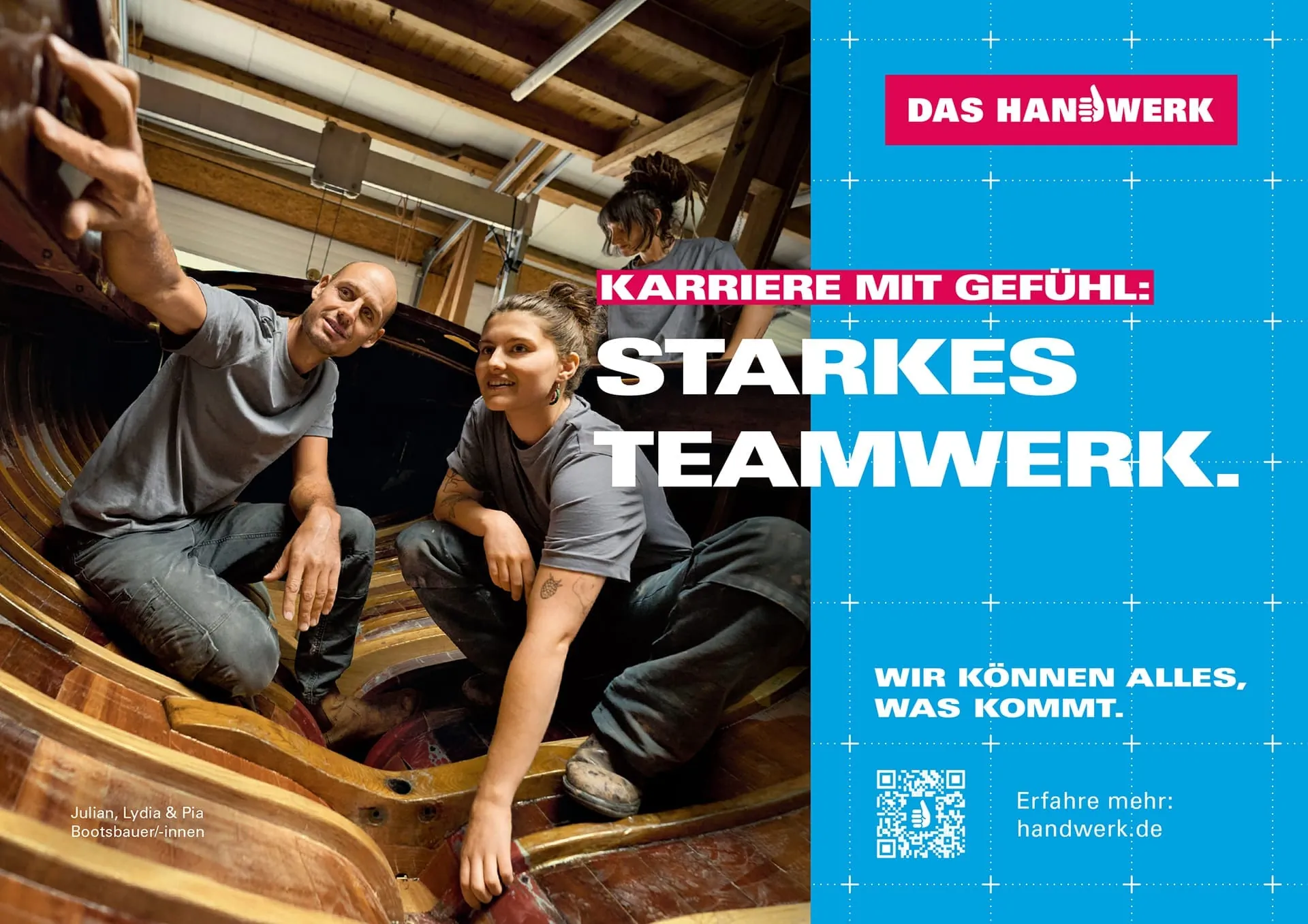 Imagekampagne "Das Handwerk": Bootsbauer Julian Schunck
