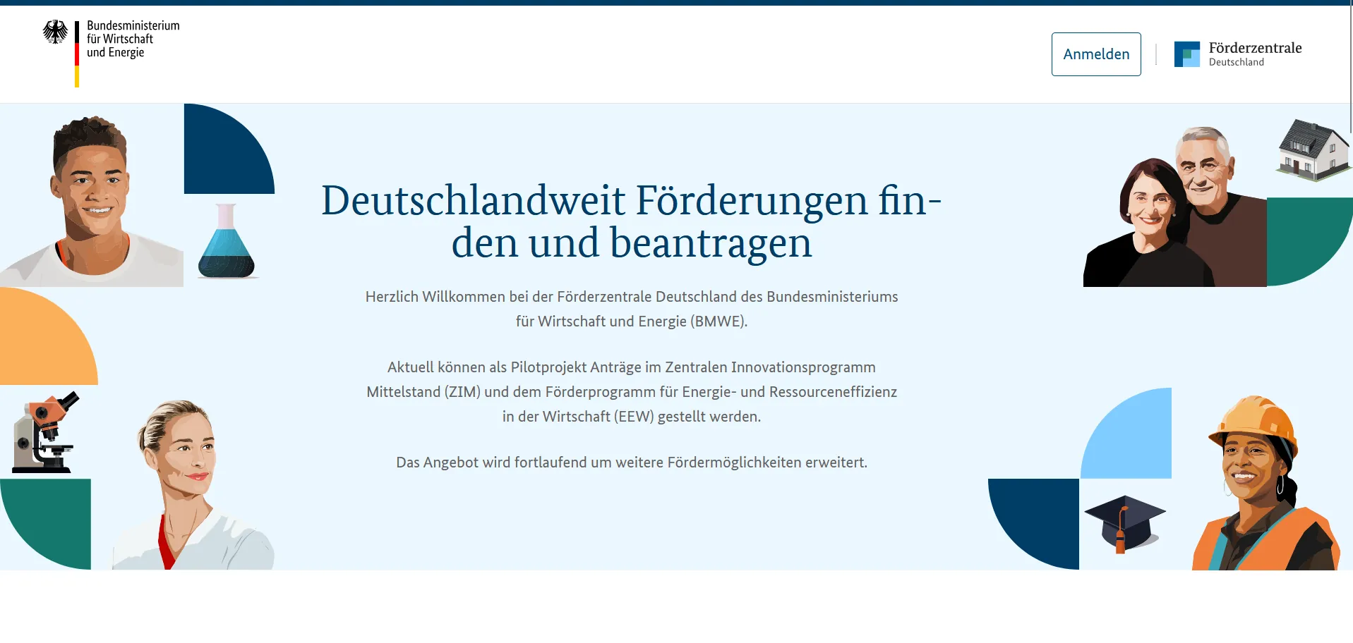 Neues Portal für Förderungen aktiv