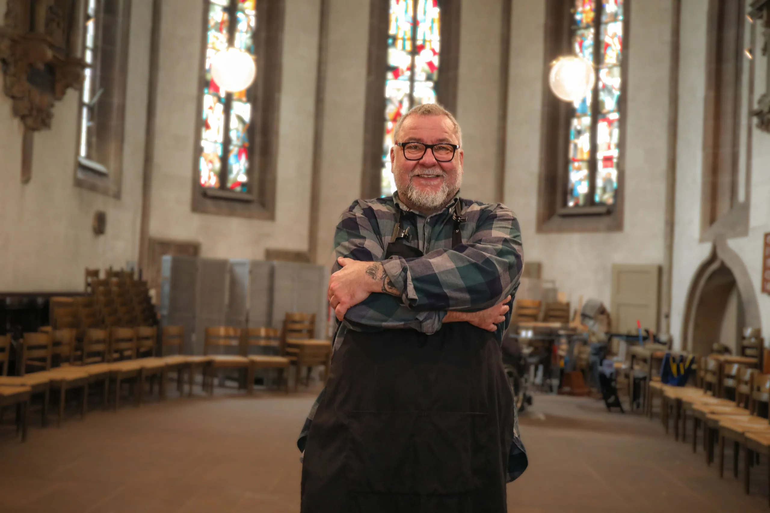 In der Vesperkirche schenkt jeder Haarschnitt Lebensfreude