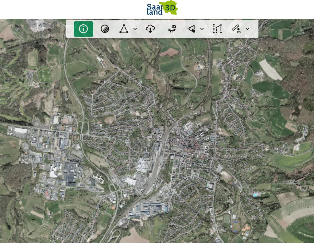 Wie das dreidimensionale Saarland bei PV und Hochwasser hilft