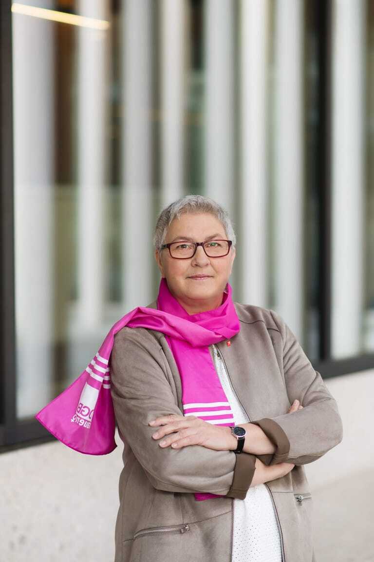 Elke Hannack, stellvertretende Vorsitzende des Deutschen Gewerkschaftsbundes (DGB)