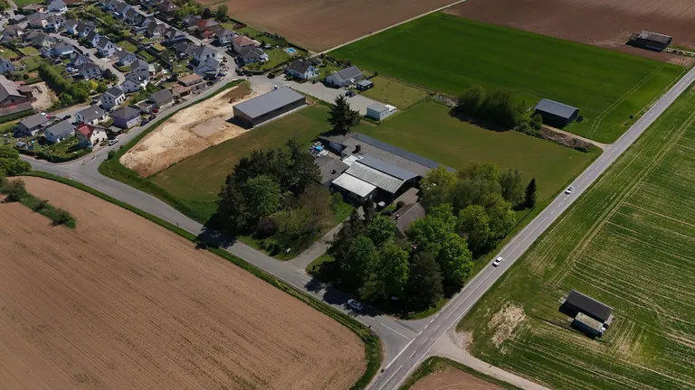 Gerberei Runkel Luftaufnahme
