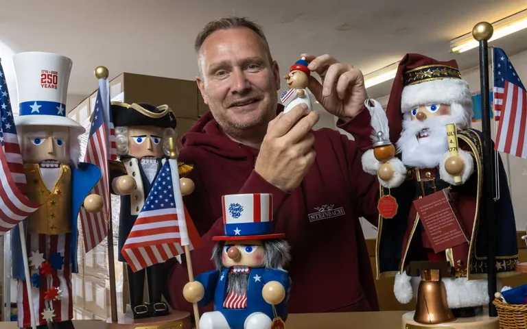Rico Paul, Geschäftsführer der Firma Steinbach Volkskunst