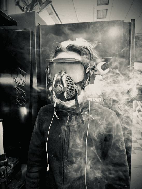 "In Rauch aufgehen" (To Go Up in Smoke) nannte der Franzose Brice Picard sein Kunstwerk. Dafür gab es den ersten Platz für das beste "Portrait".
