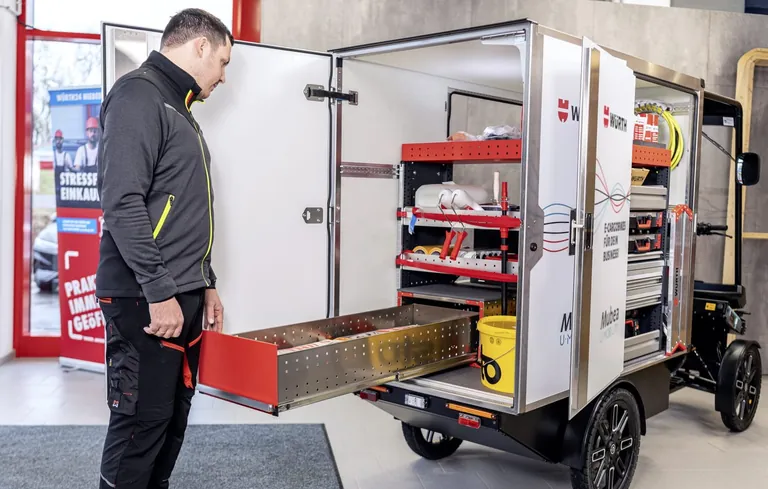 E-Pedelec von Mubea mit W&uuml;rth-Ausbau